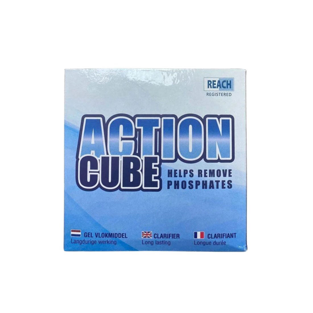 Action cube voor kristal helder water