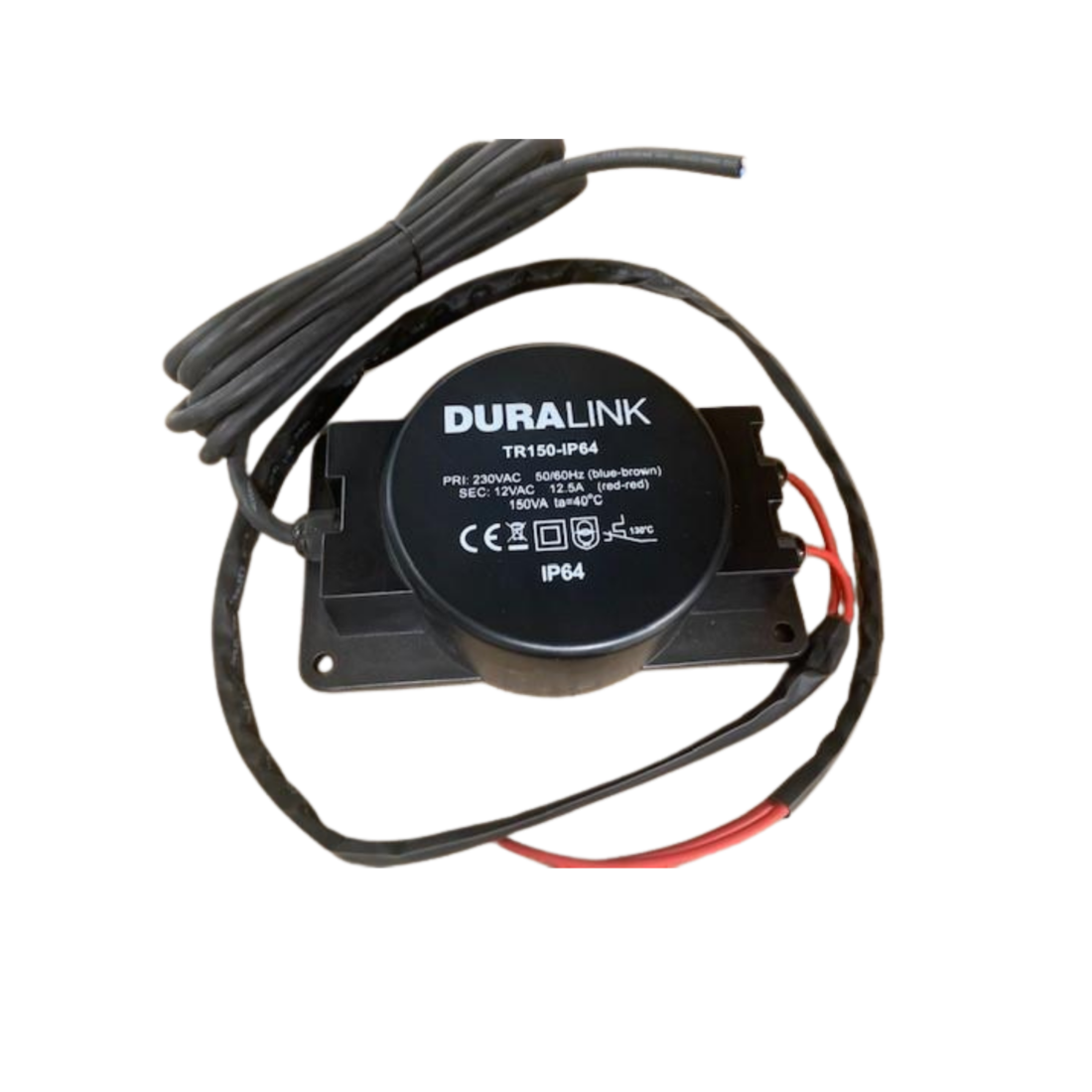 Transformator ringkern 150 Watt/12 V IP64 (TR150-IP64)